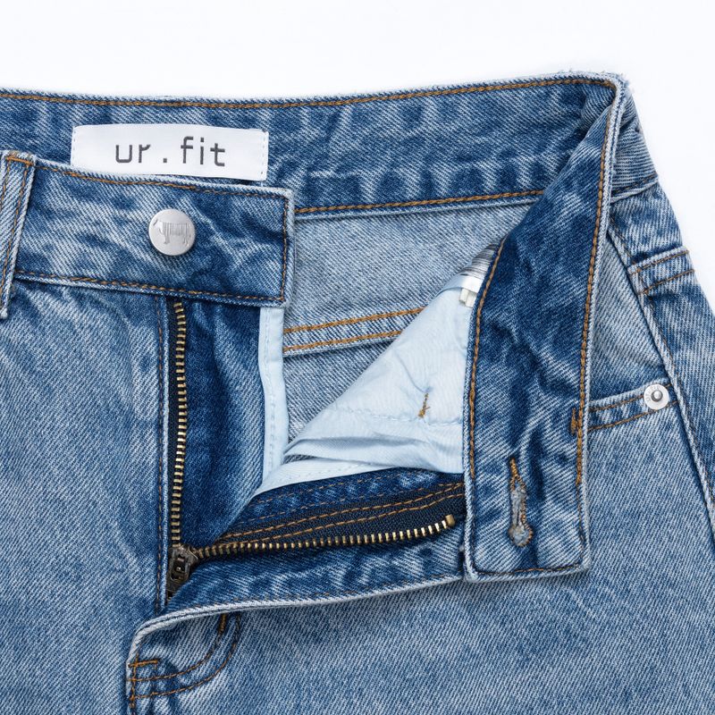 DEMAGE SEMI WIDE FIT DENIM PANTS code 18102