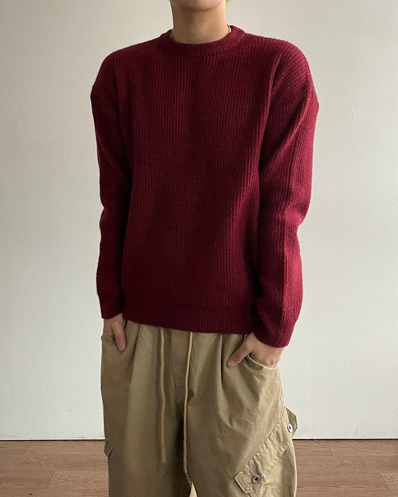 IDF（アイディーエフ）の「Core Wool Round Knit（Tops）」