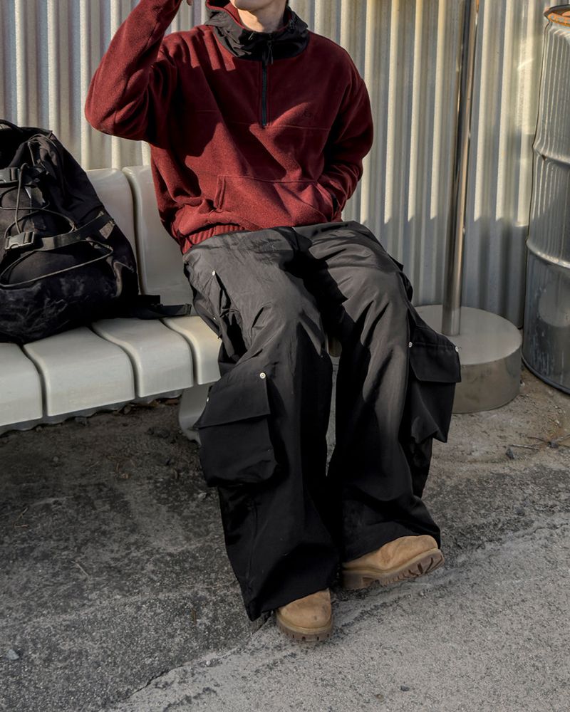 SERNIC Hooded Fleece Warmer Anorak