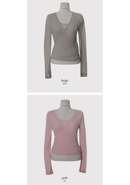 ML Soft Wrap Long Sleeve T-shirt (5color)