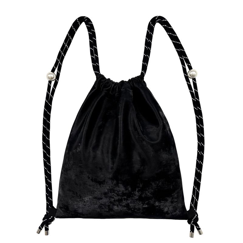 Rose Drop Pearl Gym Sack [Black]