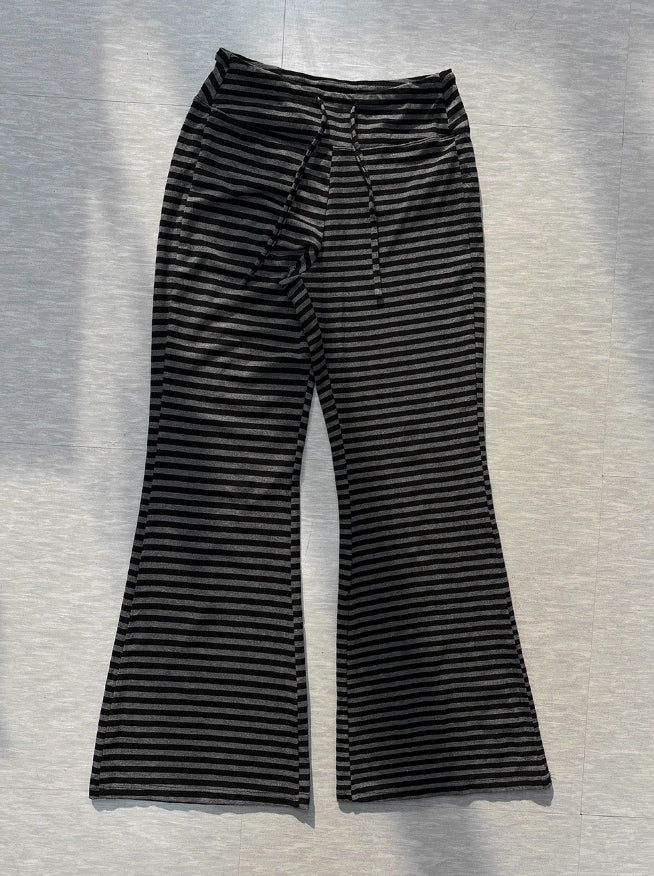 Mono Stripe Banding Pants