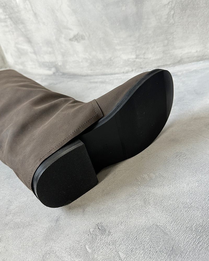 Warmer Buckle Long Boots