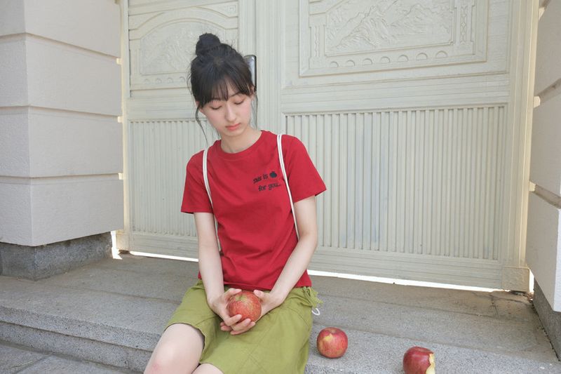 Girl string bag - White