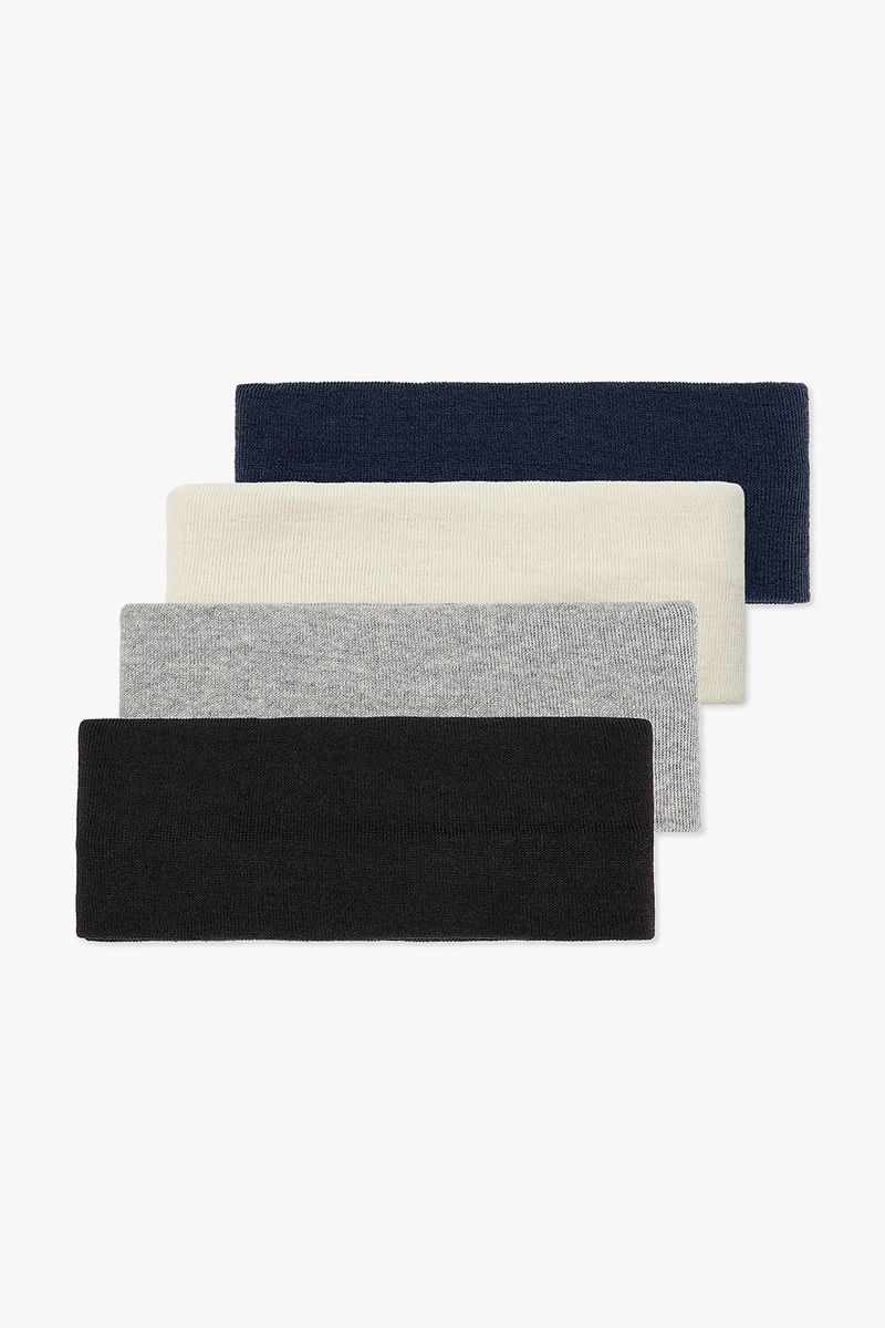 Foldable ribbed hair band
