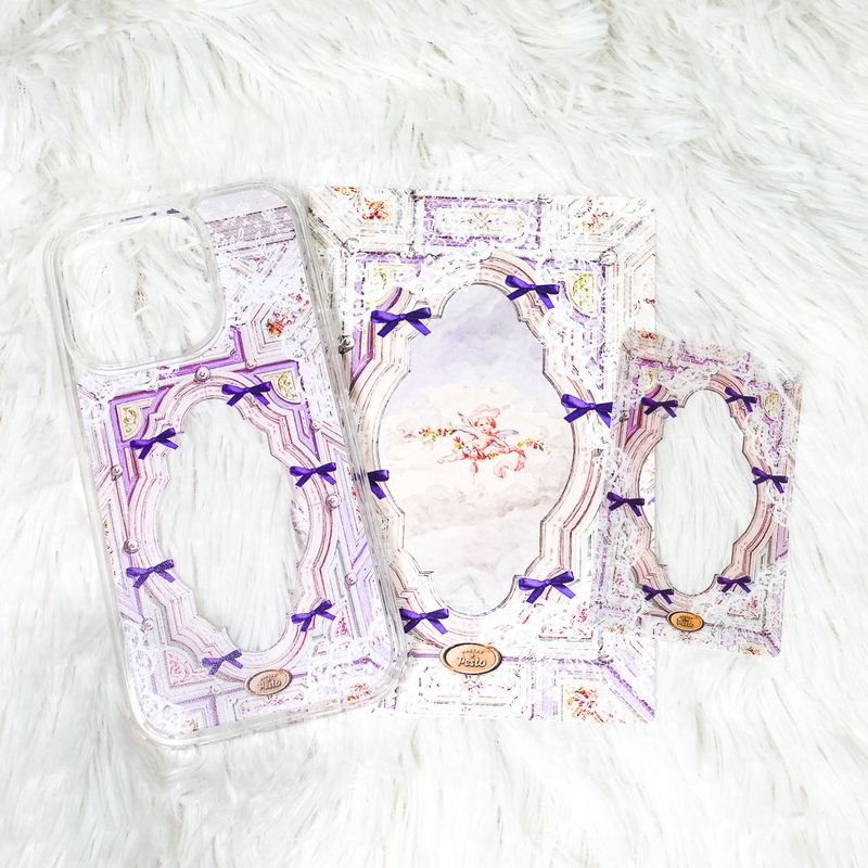 【MADE】Lace frame Jelly hard Phone case