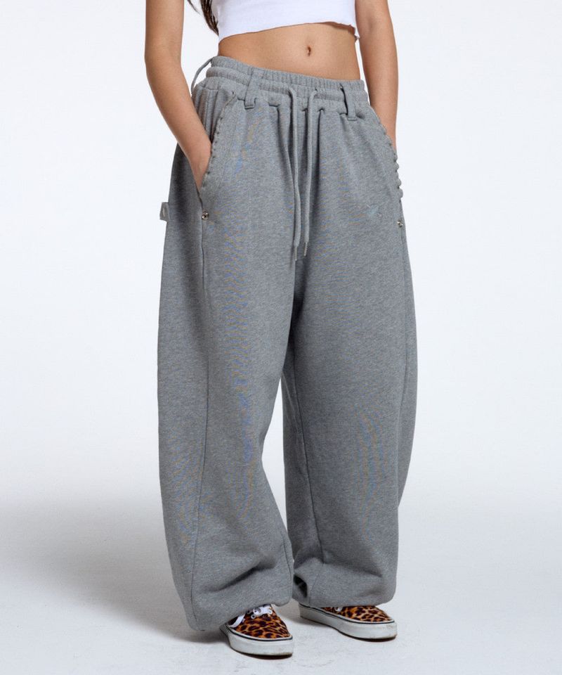CONY RUFFLE PANTS / MELANGE