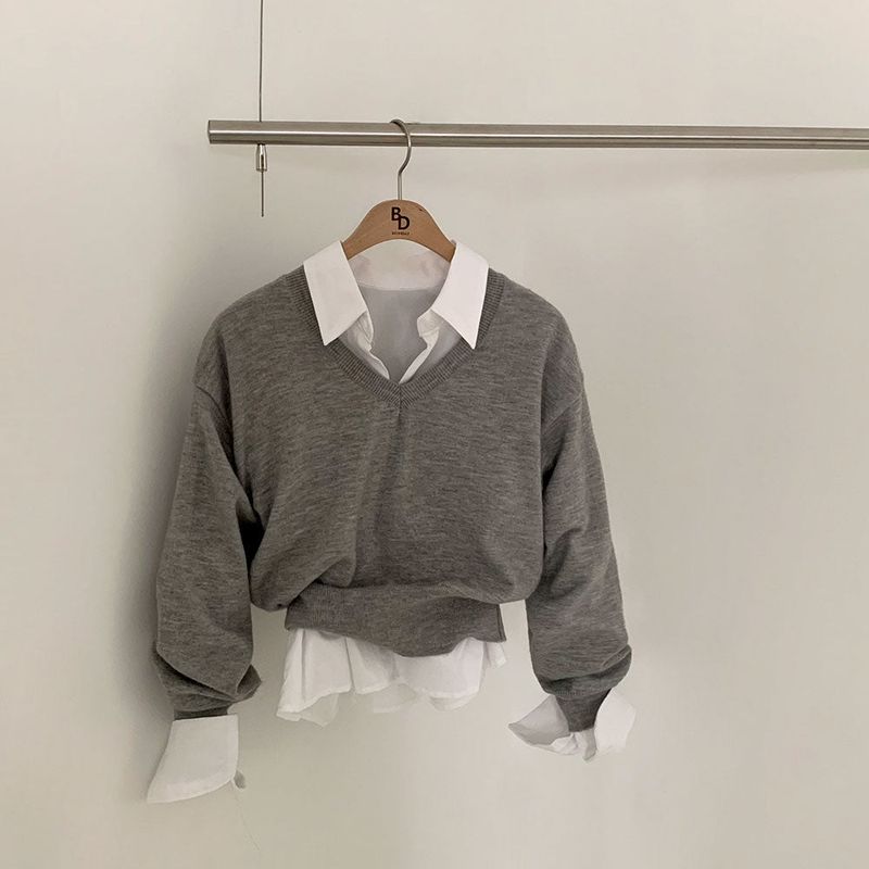 BEIDELLI（ベイデリー）の「メローVネックニット（トップス）」