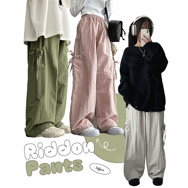 hijjoo（ハイチュー）の「カージニロン リボン カーゴ パンツ（パンツ）」