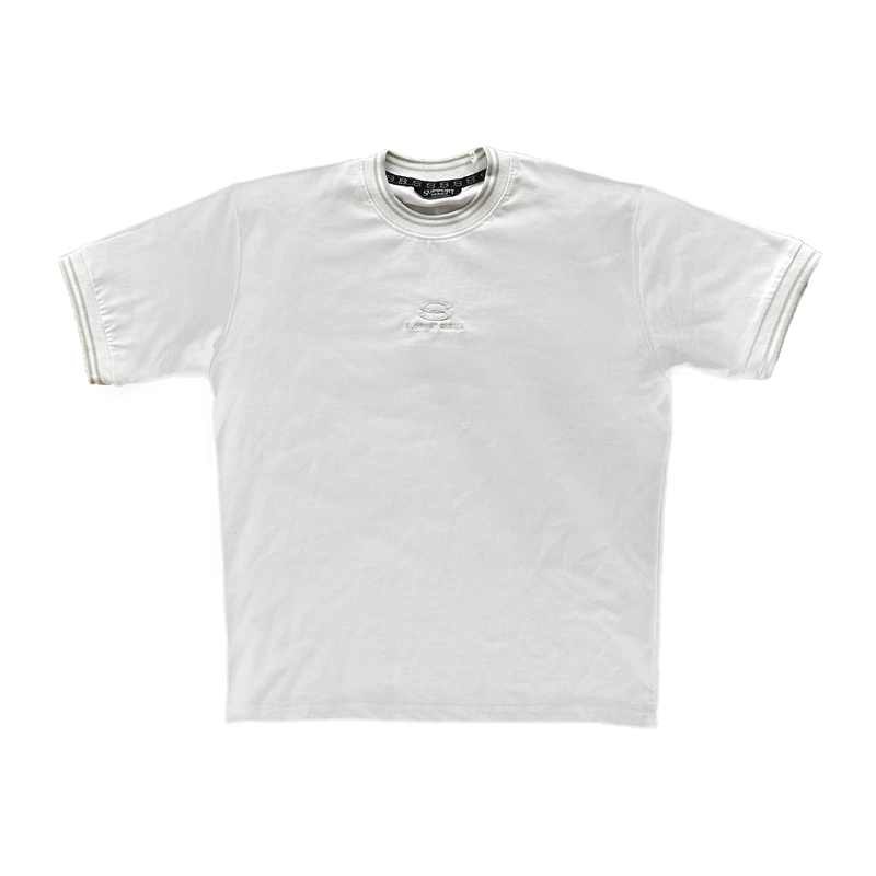 TOM'S BIRTHDAY（トムズバースデー）の「SUPPORTSERIES Line Half T-shirts WHITE（Tops）」