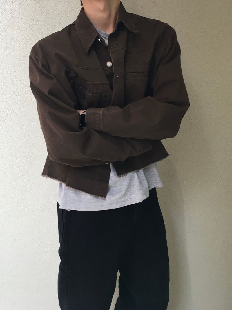 TL Denim Crop Shirt Jacket 2C