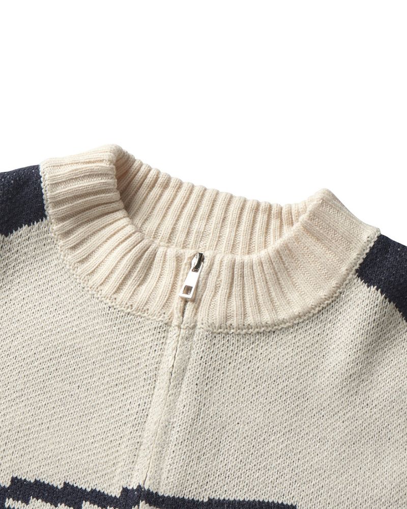 Corel Two-Way Raglan Knit Zip-Up