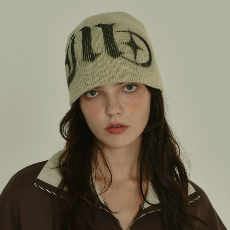 MIDNIGHT MOVE（ミッドナイトムーブ）の「sp beanie (beige)（Hats）」