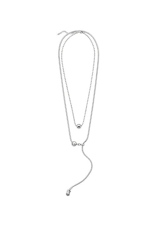 Iko Layered Drop Necklace