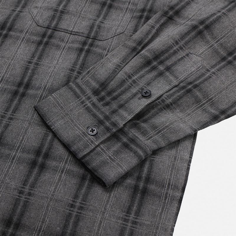 Lucent pigment over check shirt