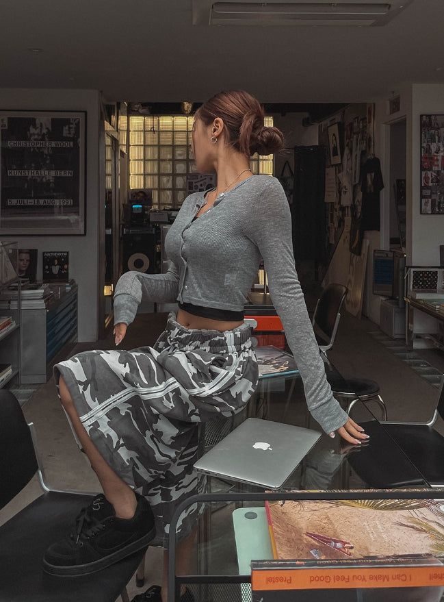 Free Camo Track Bermuda Pants
