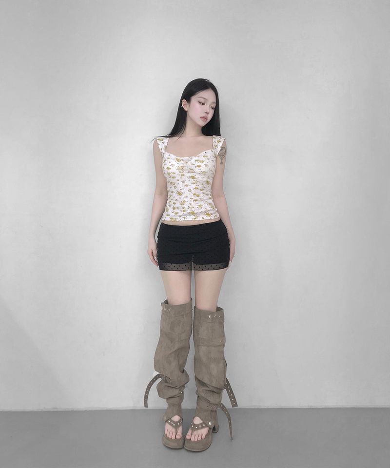 amy floral top (3colors)