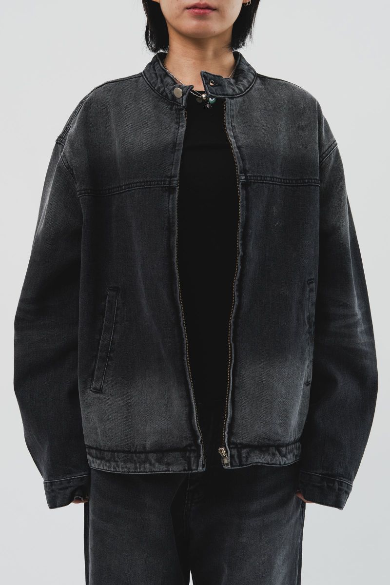 Anti Biker Denim Jacket (3color)