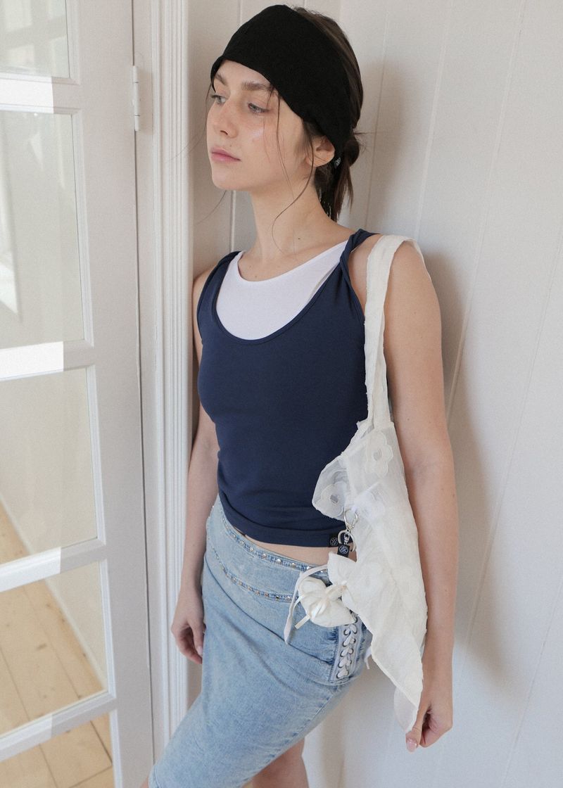 3-way Twist  Sleeveless Top_White
