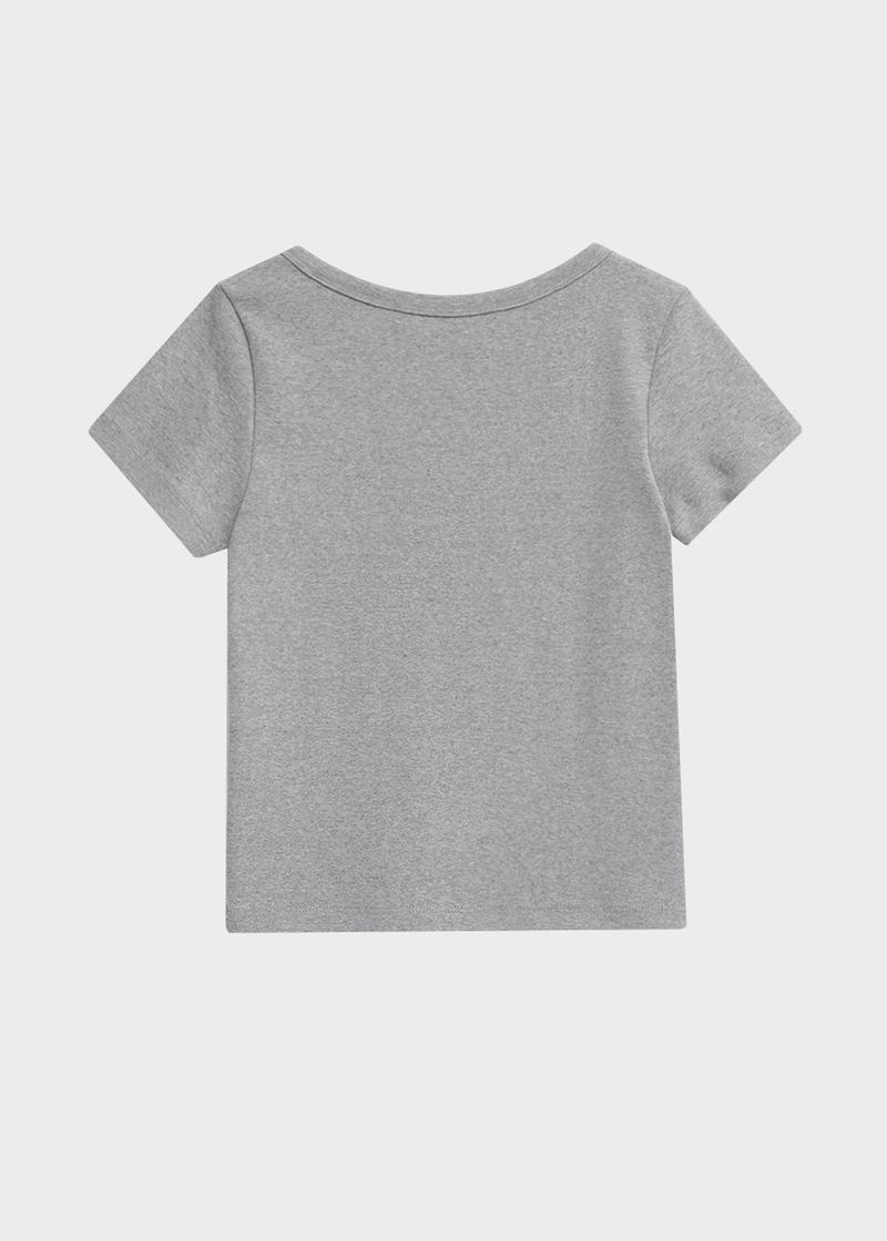[B-BASIC] Standard U-Neck Short Sleeve T-Shirt (3SIZE)