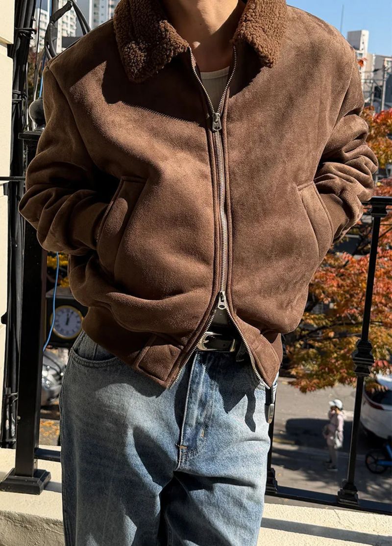 [F/W] Shirring suede mustang(2color)