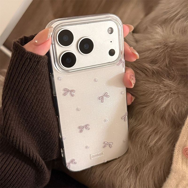 Glitter Diamond Ribbon iPhone Case