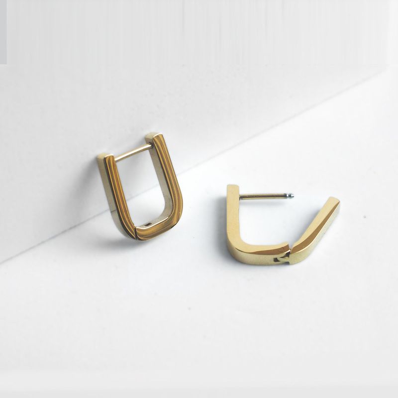 Pau Square Hoop Earrings