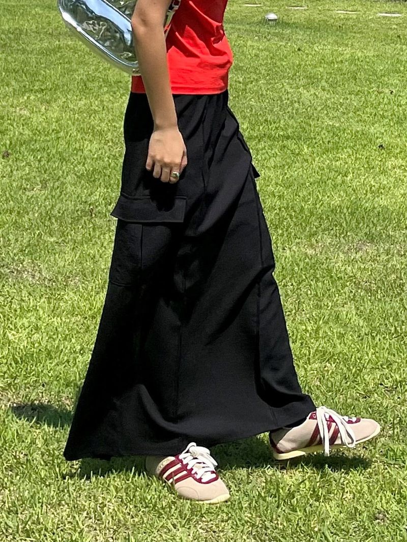 Arco iris（アルコイリス）の「Cargo banding long skirt（Skirts）」