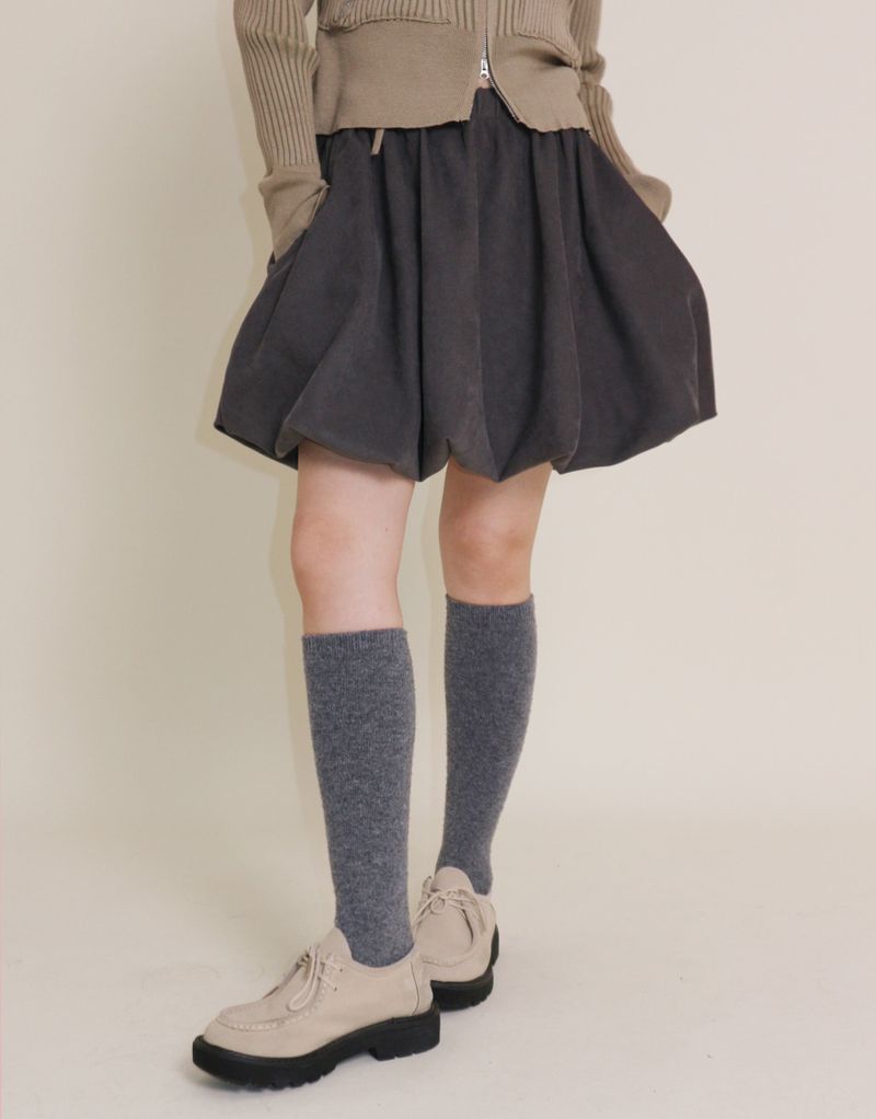 Cush Banding Pumpkin Balloon Mini Skirt