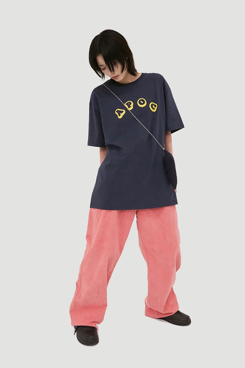 APIECEOFCAKE（ピースオブケイク）の「Arch Logo Tee_Navy（Tops）」