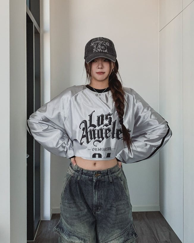 LA Trackline Metal Jersey Sweatshirt
