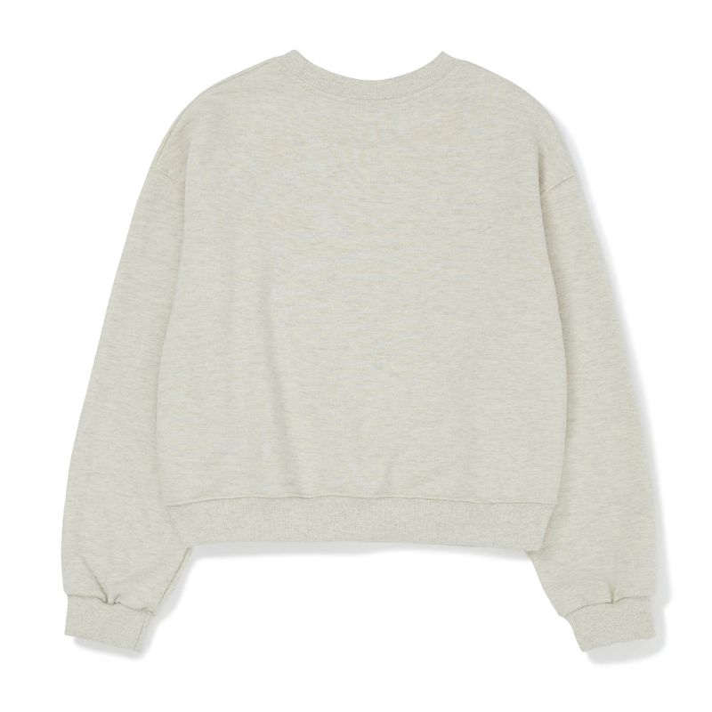 フラワーハンドグランピックスウェット/Flower Hand Graphic Sweatshirt [OATMEAL]