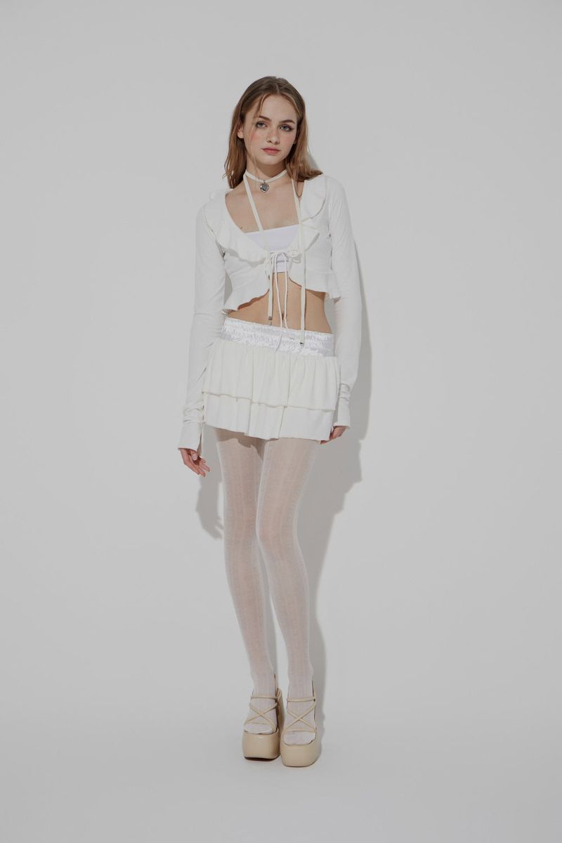 DOUBLE TIERED SKIRT