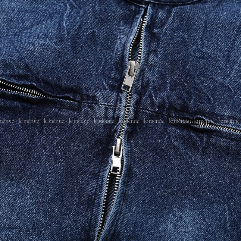 LMN Labo Thunder washed denim jacket (2 colors)
