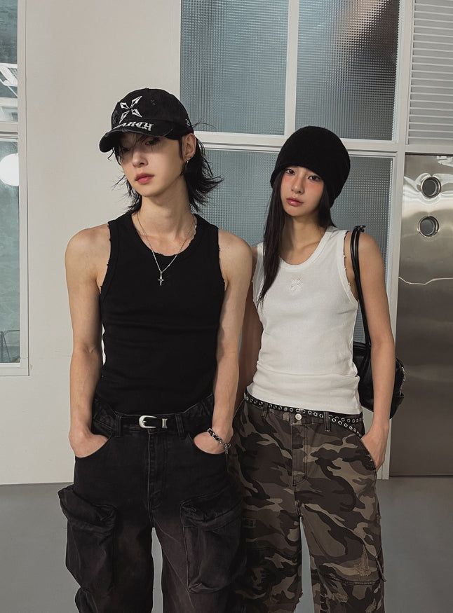[LANARCH] Destroyed Logo Sleeveless