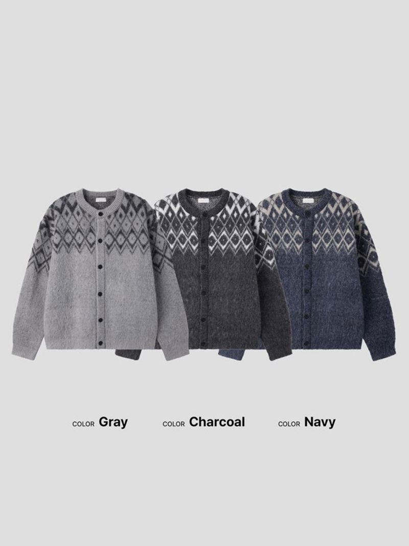 Is mohair Nordic cardigan