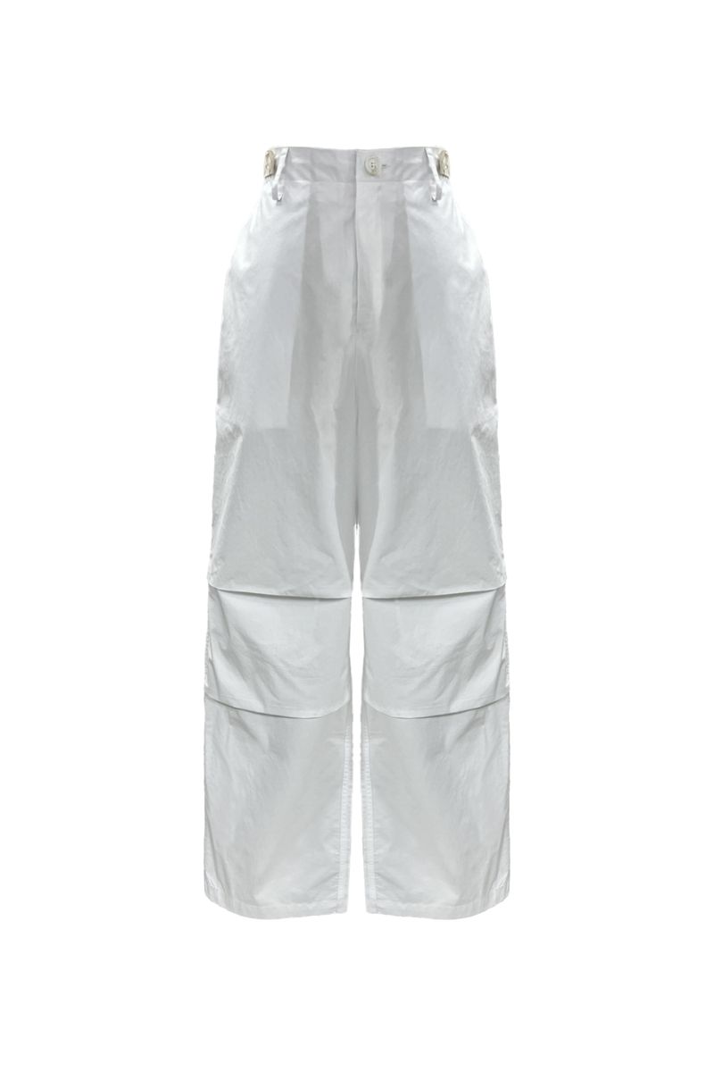 BIJOU PPINTUCK BANDING PANTS / WHITE