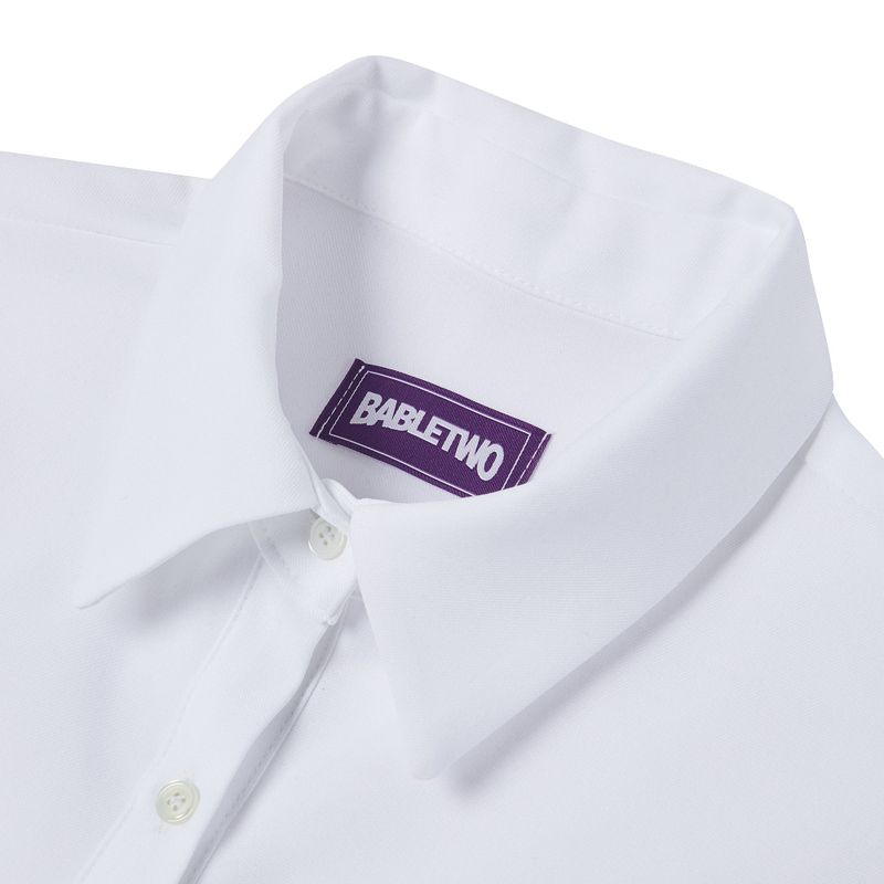 Leona shirring shirts WHITE