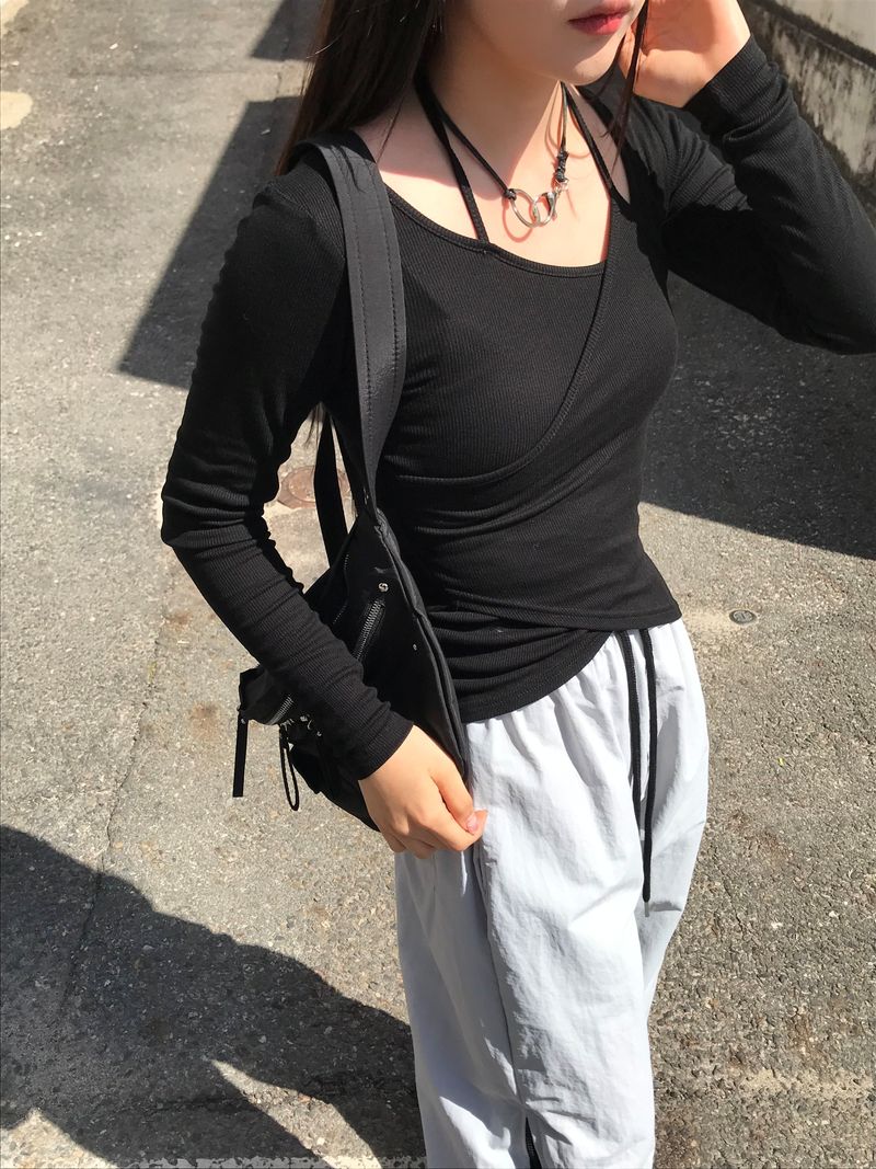 Arco iris（アルコイリス）の「Unique layered T（Tops）」