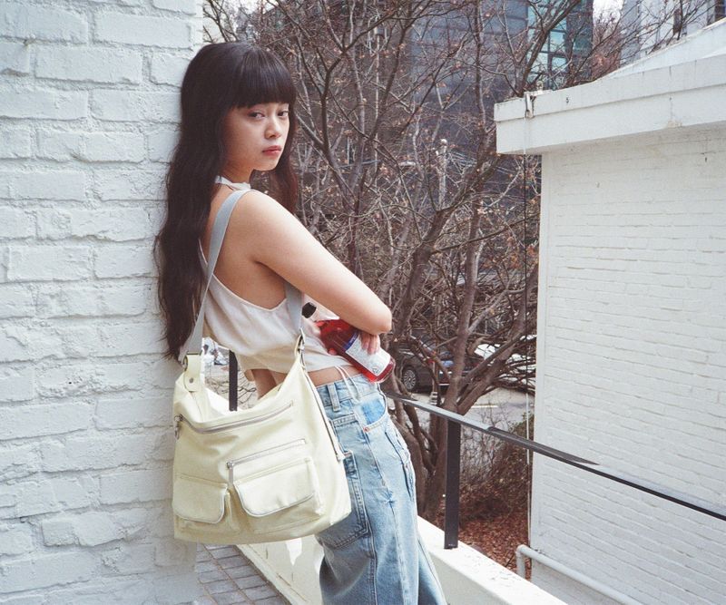 Pebble Hobo Bag - Butter Yellow