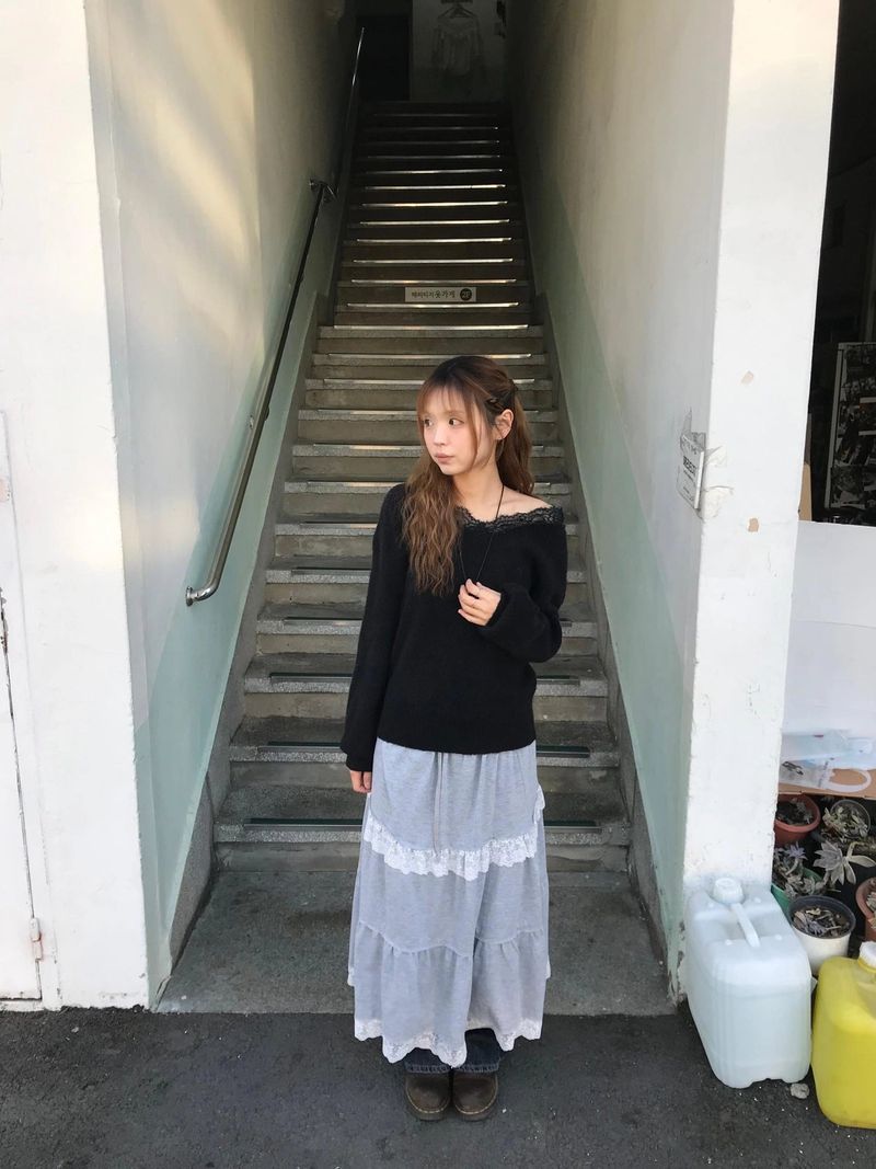 katz lace banging skirt