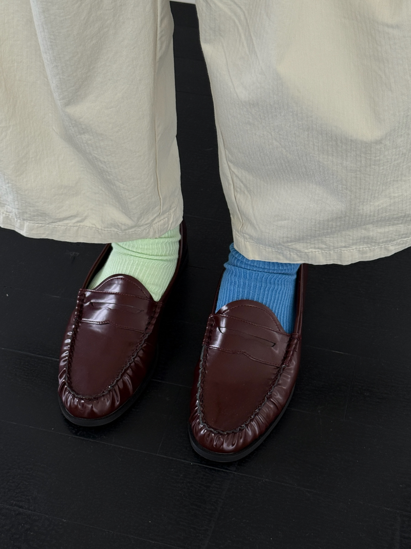 shirring loafer
