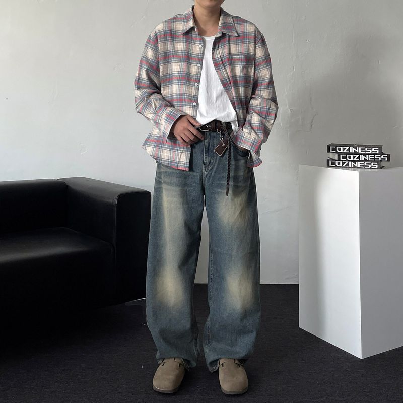 TR2528 Two Point Sand Wide Denim (2 colors)