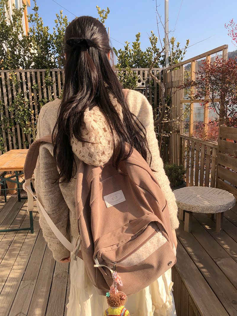 Bon voyage backpack_mocha brown