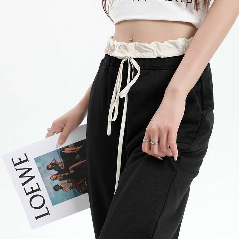 Double Waist Set-Up String Jogger Pants