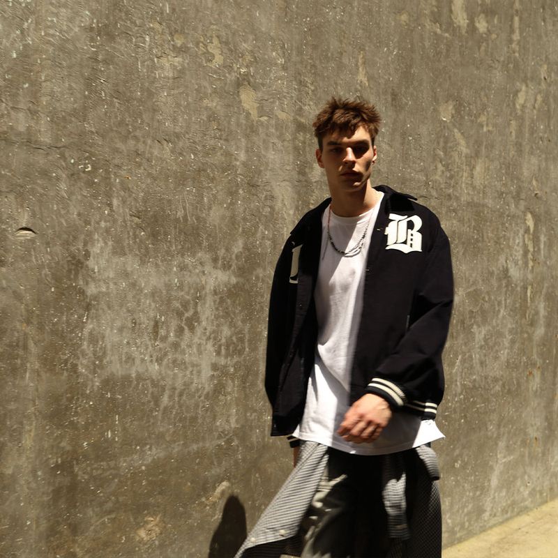 Over Logo Corduroy Jacket