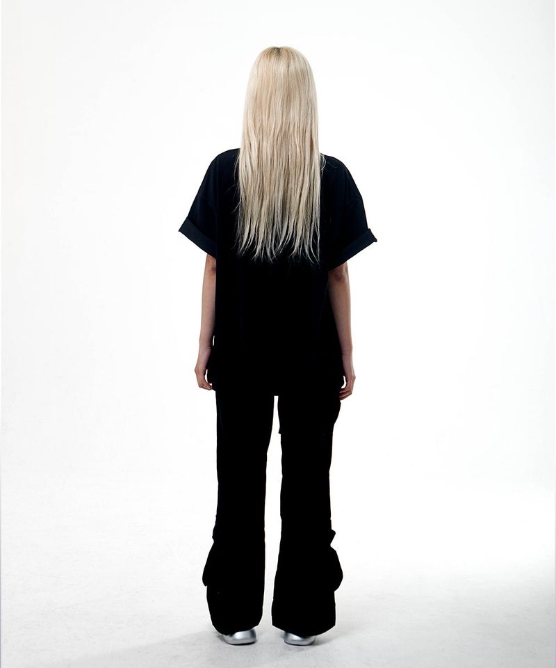 TM CRACK TSHIRT-BLACK