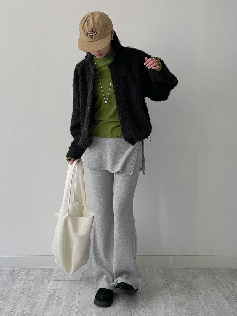 [Brushed Lining] Wave Warmer Turtleneck T-Shirt