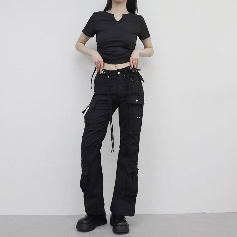 Family Cargo Bootcut Pants