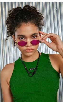 side hole sleeveless_green
